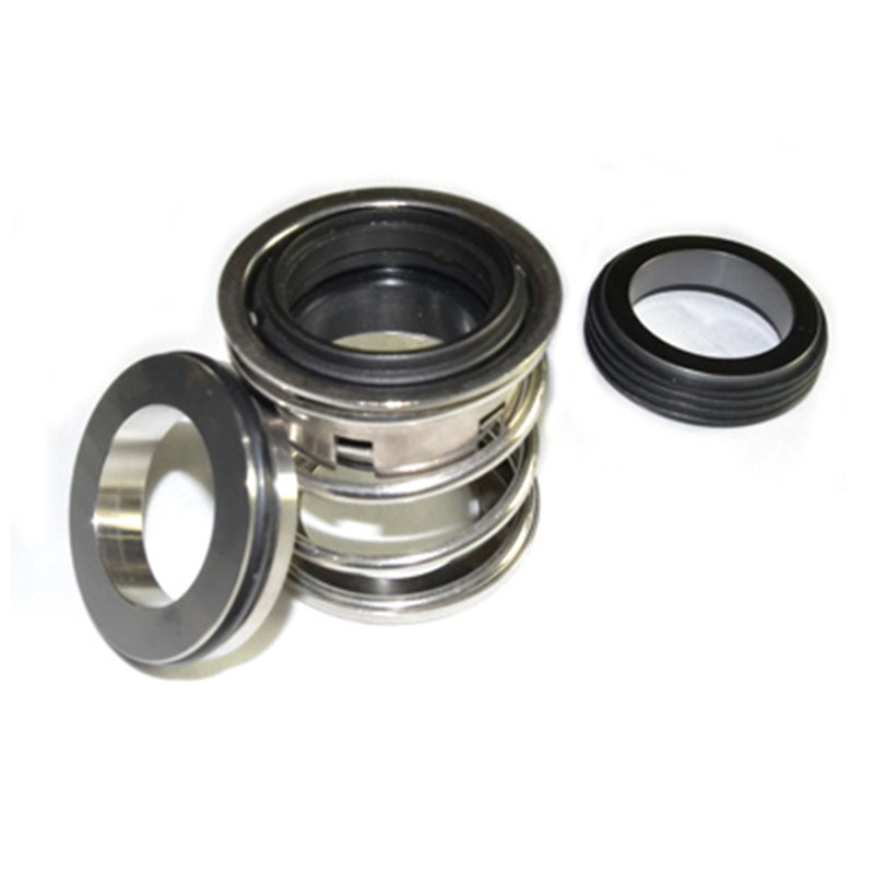 Rubber-bellows mechanical seal