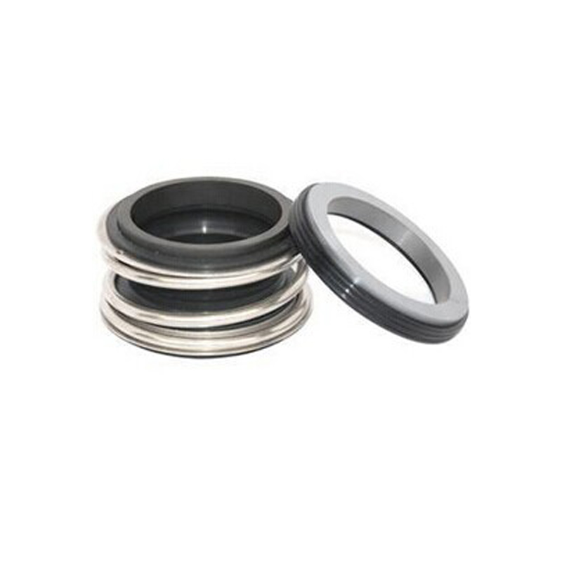 Rubber-bellows mechanical seal